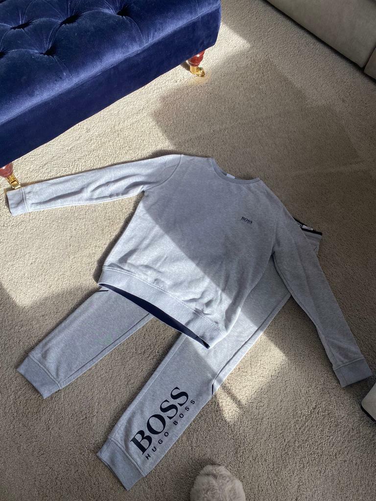 hugo boss sweatshirt and joggers